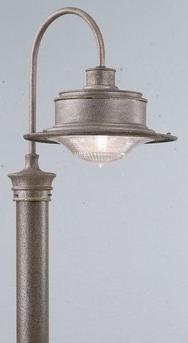 Troy South Street 17" Outdoor Post Light in Old Rust