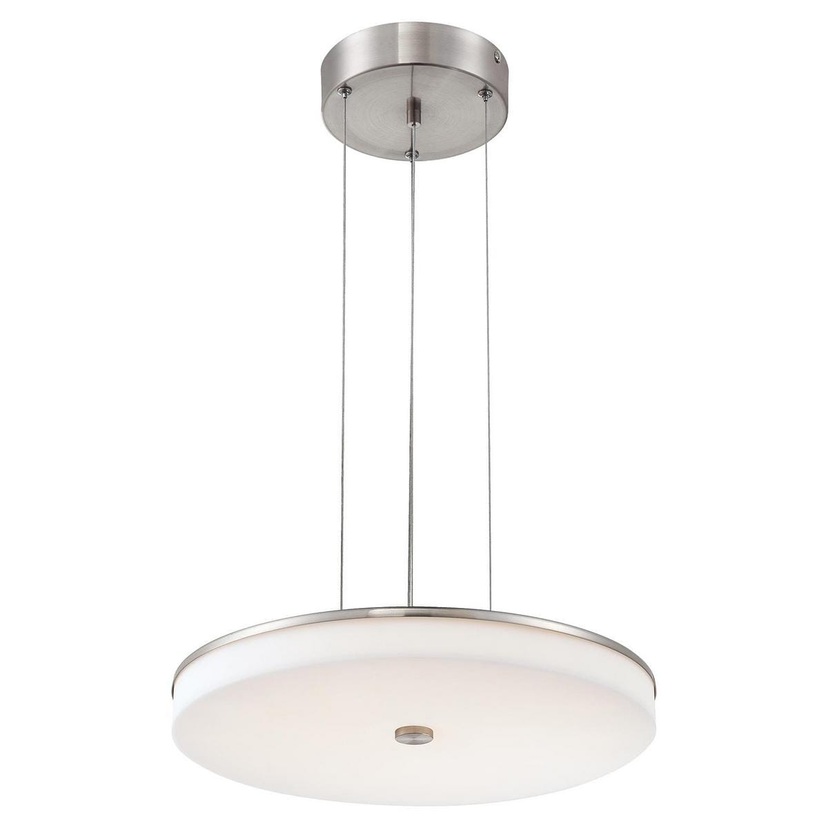 George Kovacs U.H.O. 15" Pendant Light in Brushed Nickel