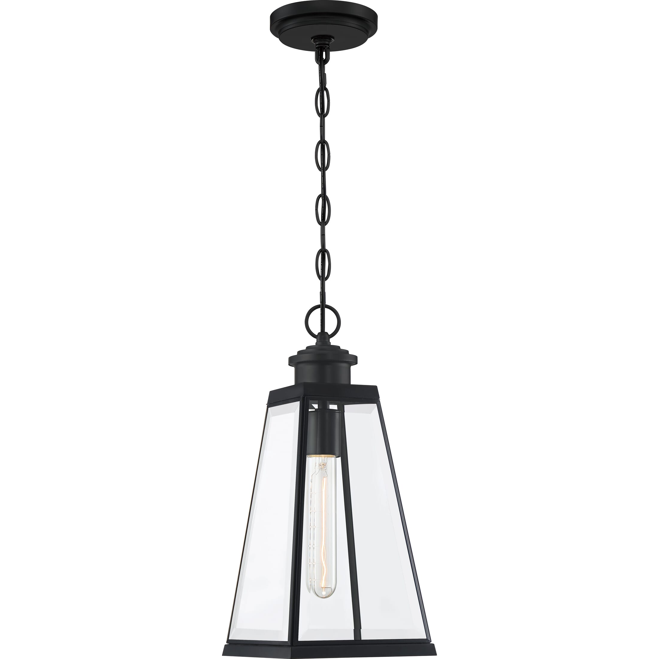 Quoizel Paxton 7" Outdoor Hanging Light in Matte Black