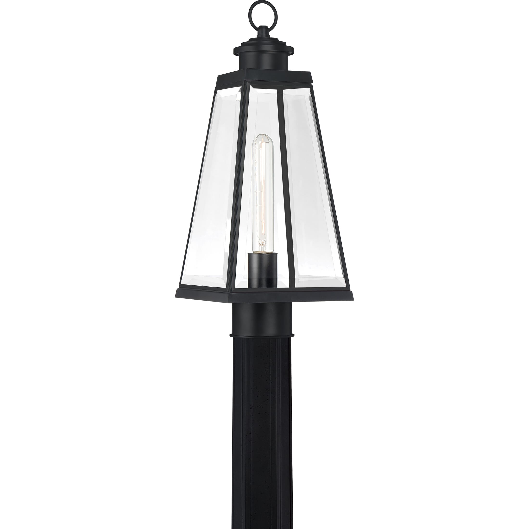 Quoizel Paxton 7" Outdoor Post Light in Matte Black