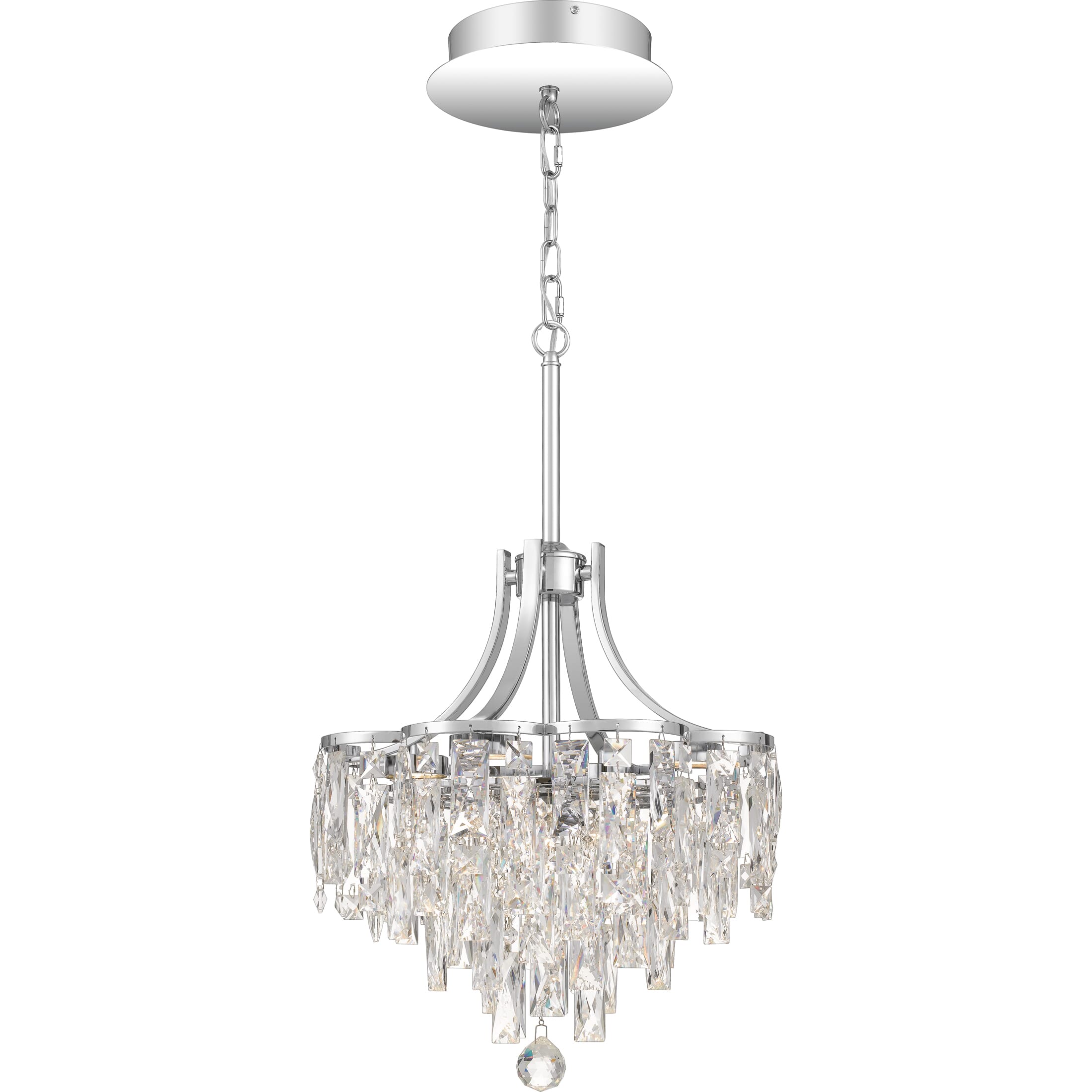 Quoizel Bravado 16" Pendant Light in Polished Chrome