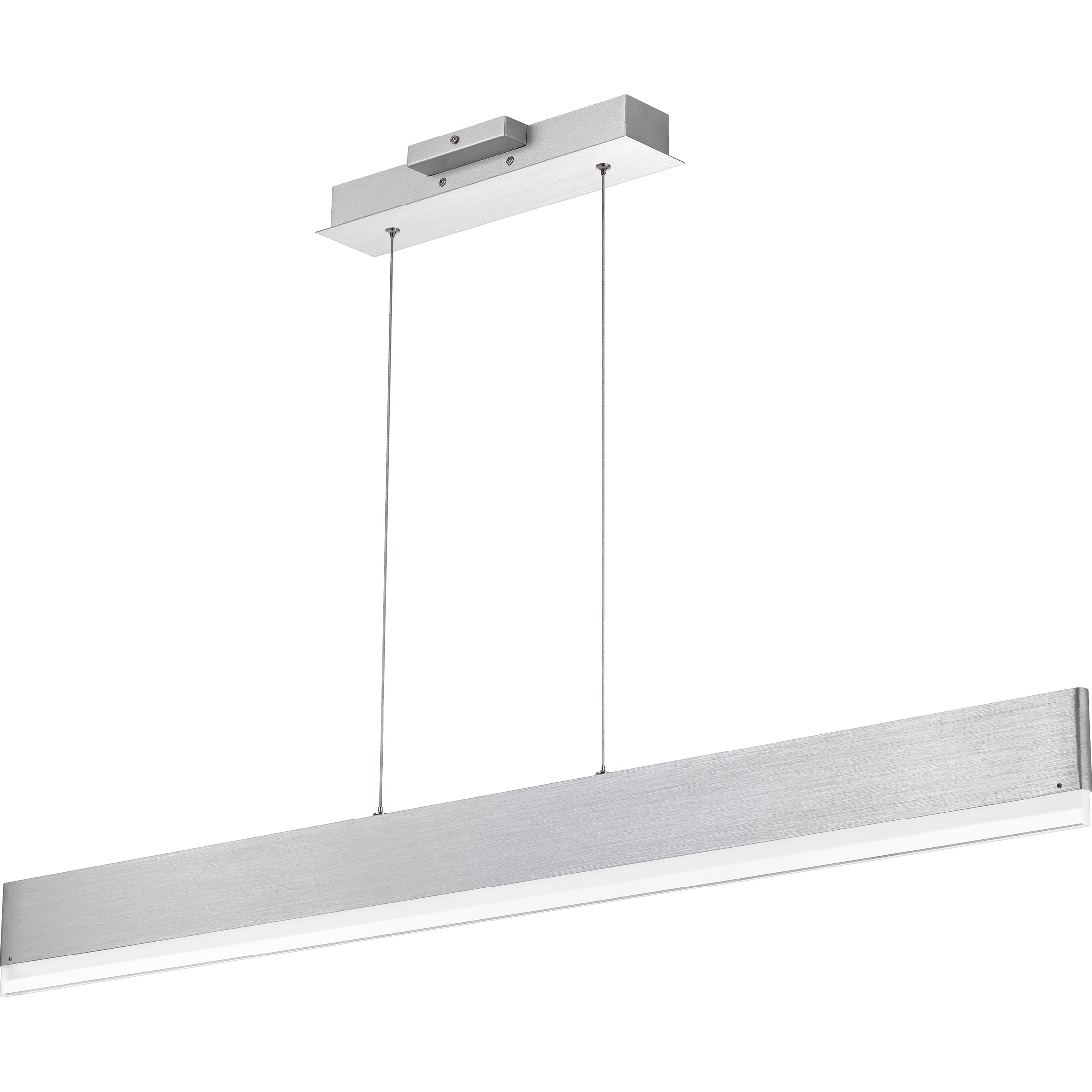 Quoizel Cutlas 48" Pendant Light in Brushed Aluminum