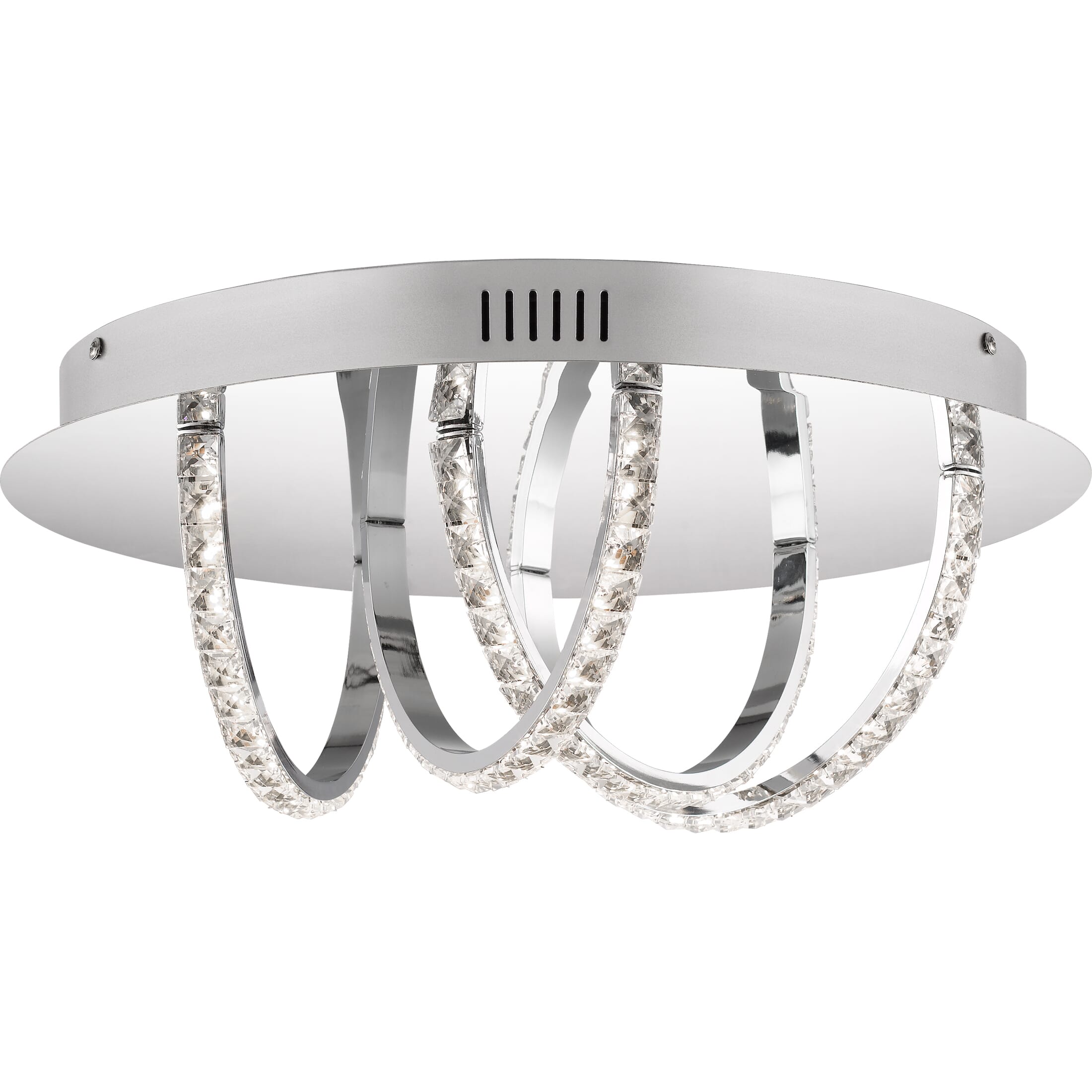 Quoizel Diamond 22" Ceiling Light in Polished Chrome