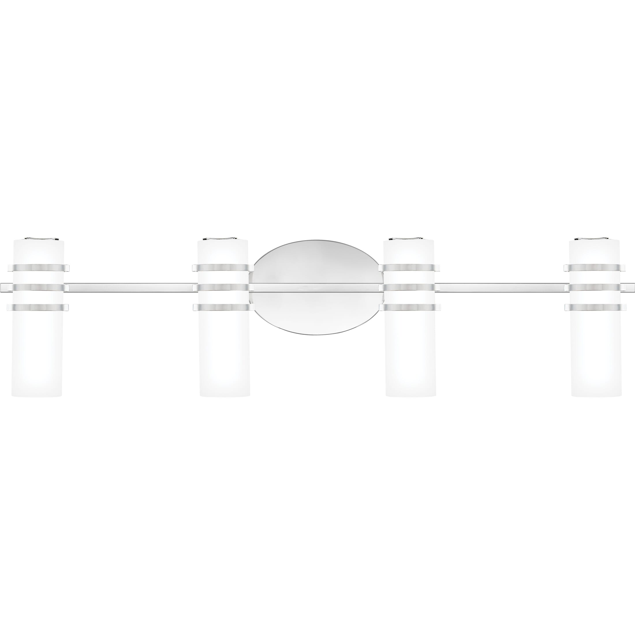 Quoizel Everhart 32" Bathroom Vanity Light in Polished Chrome