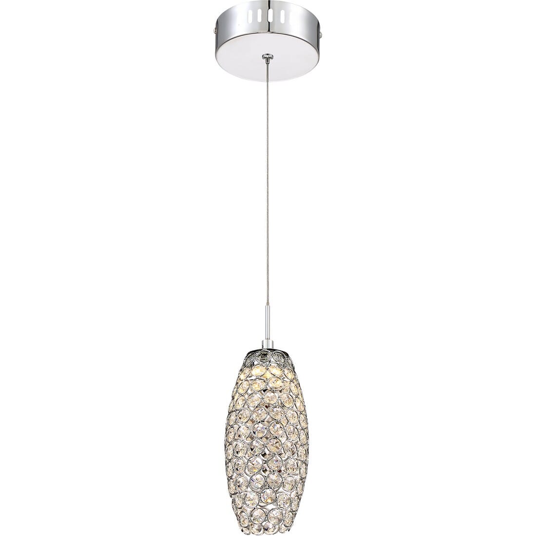 Quoizel Infinity 4" Pendant Light in Polished Chrome