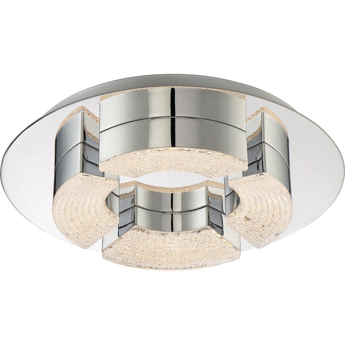 Quoizel Lunette 12" Ceiling Light in Polished Chrome