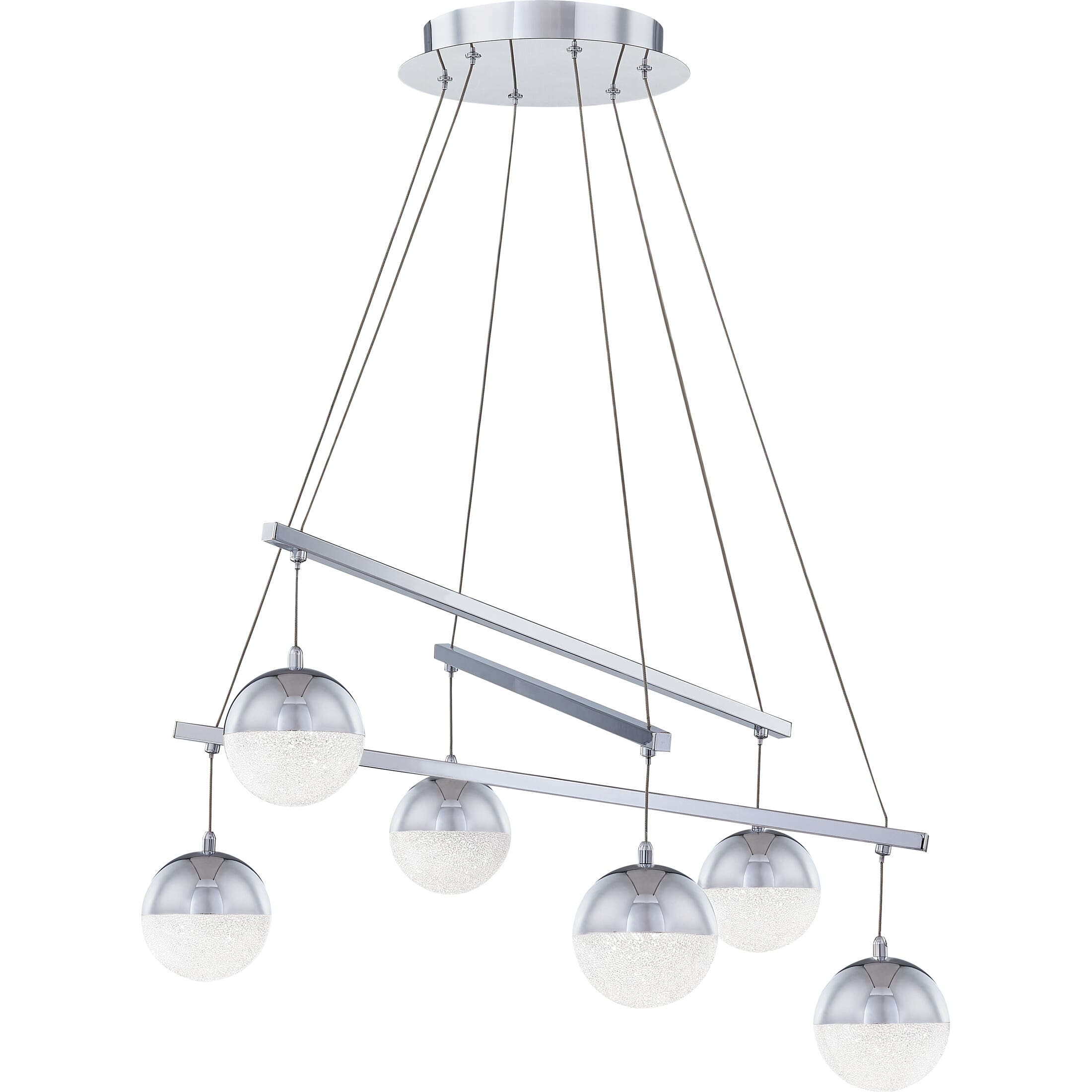 Quoizel Momentum 18" Contemporary Chandelier in Polished Chrome