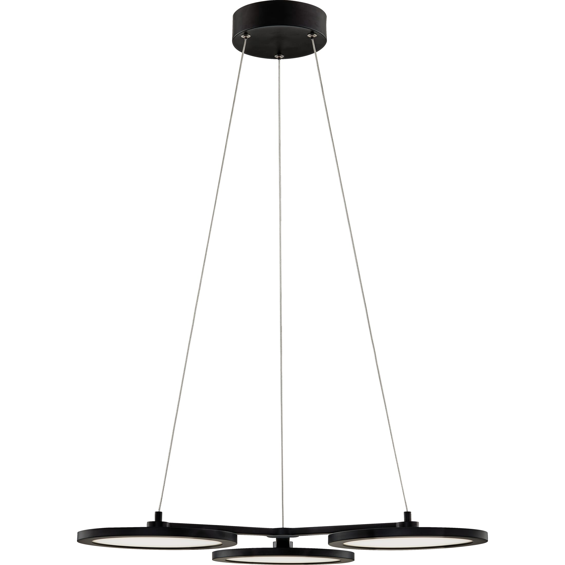 Quoizel Nitro 2" Contemporary Chandelier in Matte Black