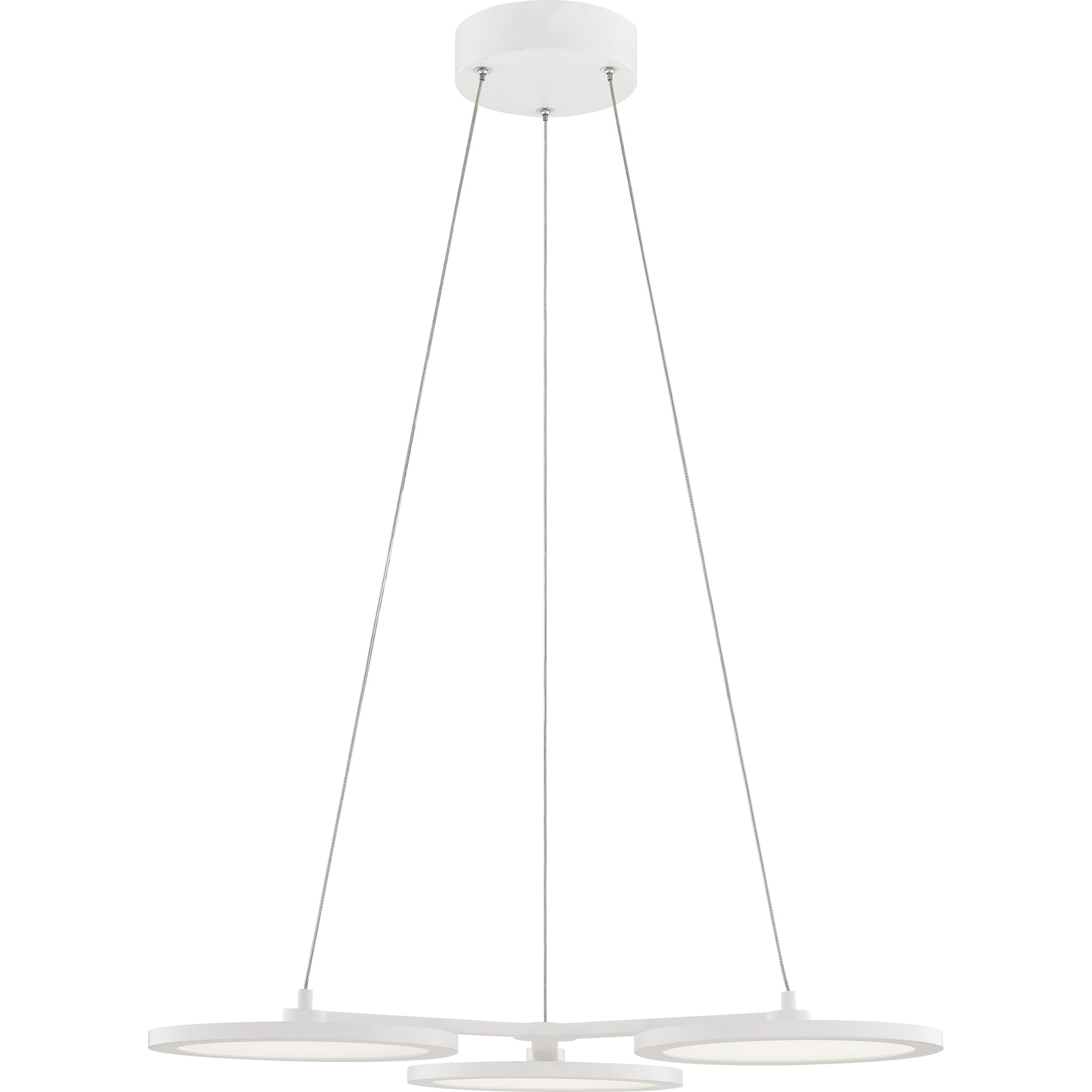 Quoizel Nitro 2" Contemporary Chandelier in White Lustre