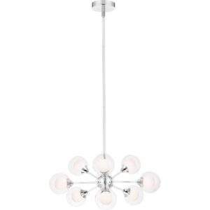 Quoizel Spellbound 9-Light 20" Pendant Light in Polished Chrome