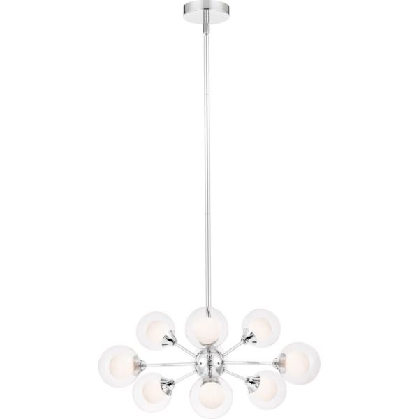 Quoizel Spellbound 9-Light 20" Pendant Light in Polished Chrome