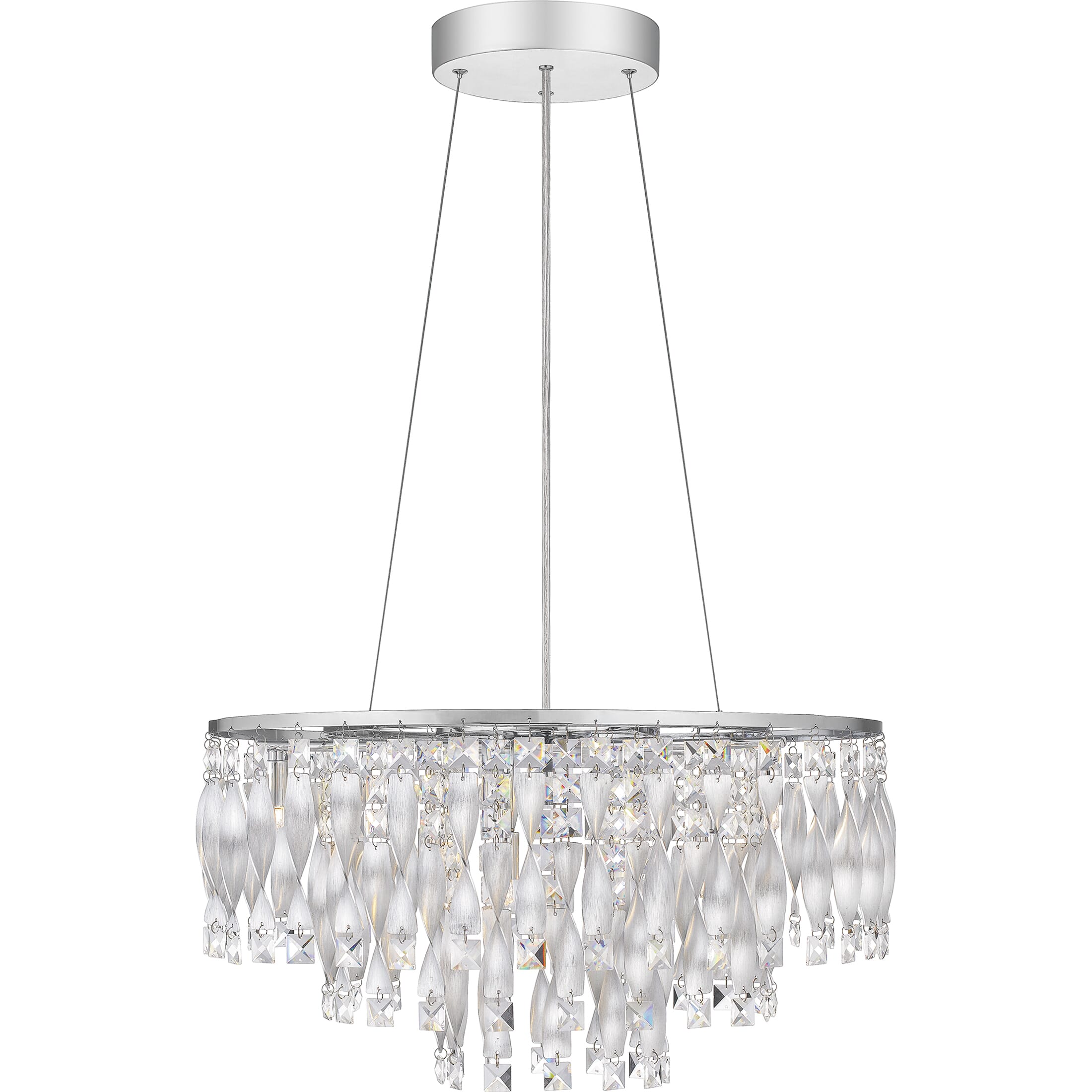 Quoizel Twinkle 6-Light 24" Pendant Light in Polished Chrome