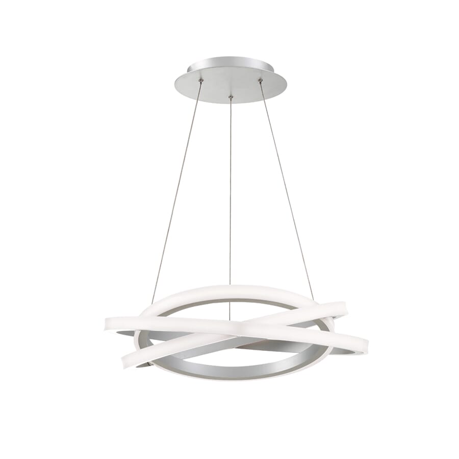 Modern Forms Veloce 26" Contemporary Chandelier in Titanium