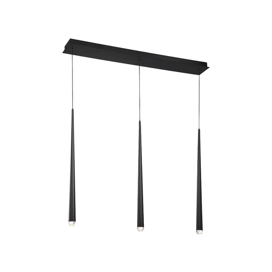 Modern Forms Cascade 3-Light 40" in Black