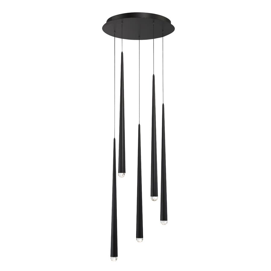 Modern Forms Cascade 5-Light 17" in Black