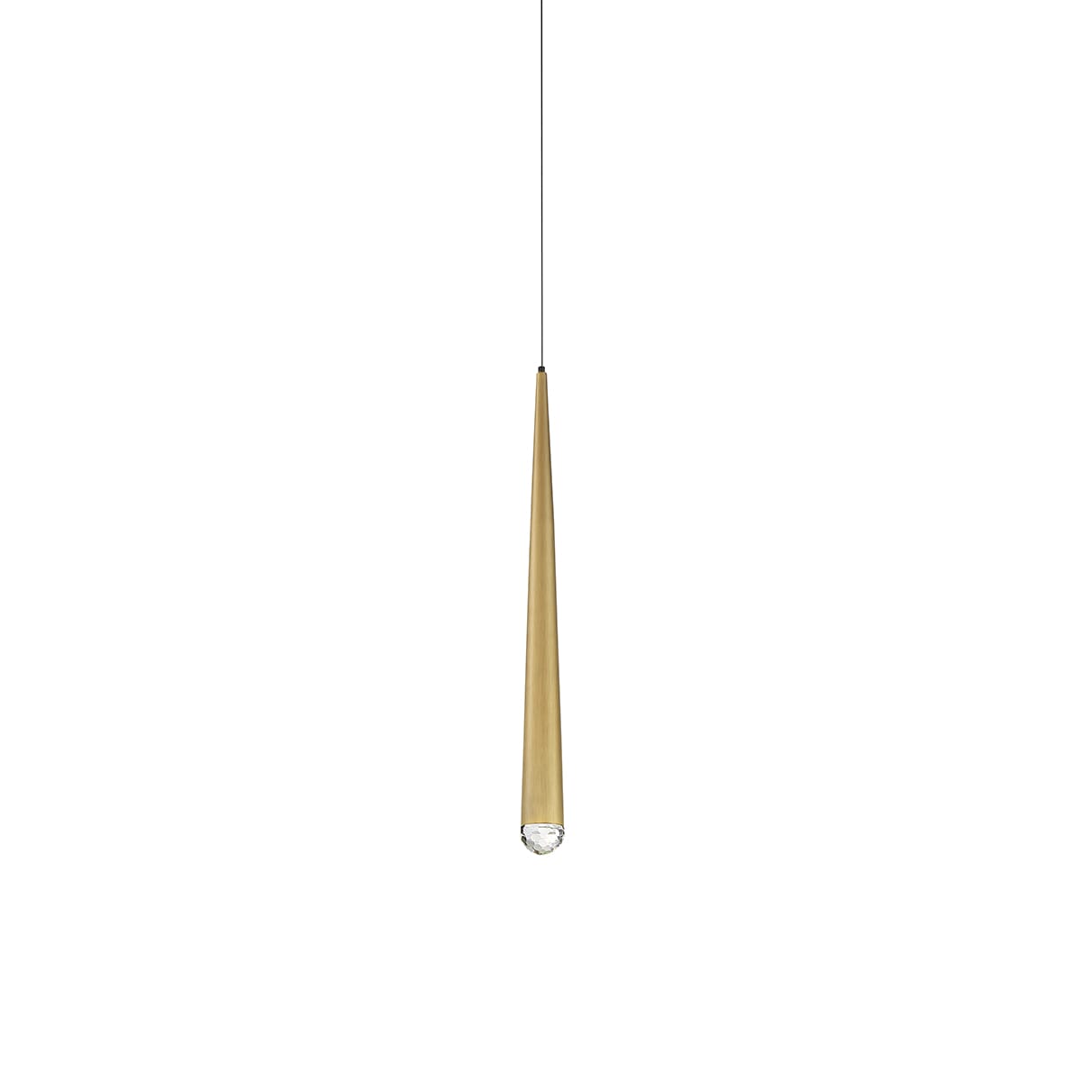 Modern Forms Cascade Pendant Light in Aged Brass