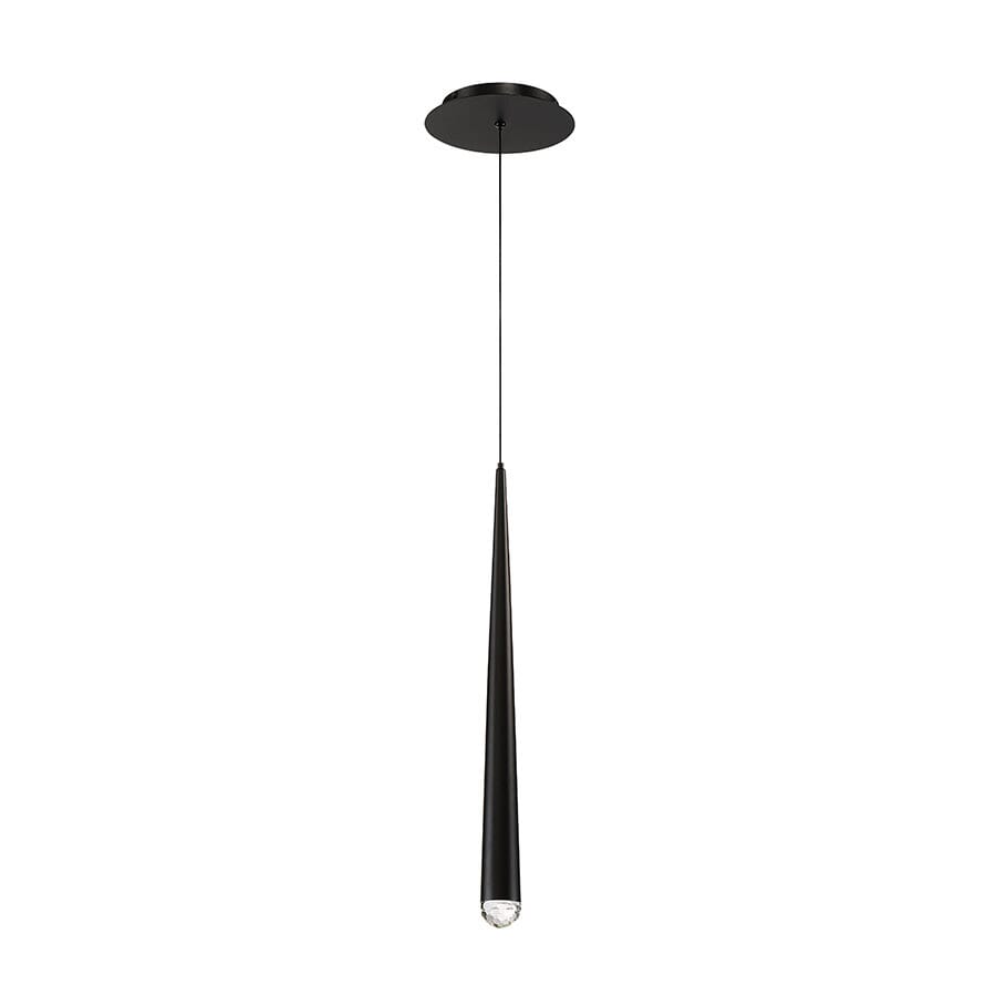 Modern Forms Cascade 7" Pendant Light in Black