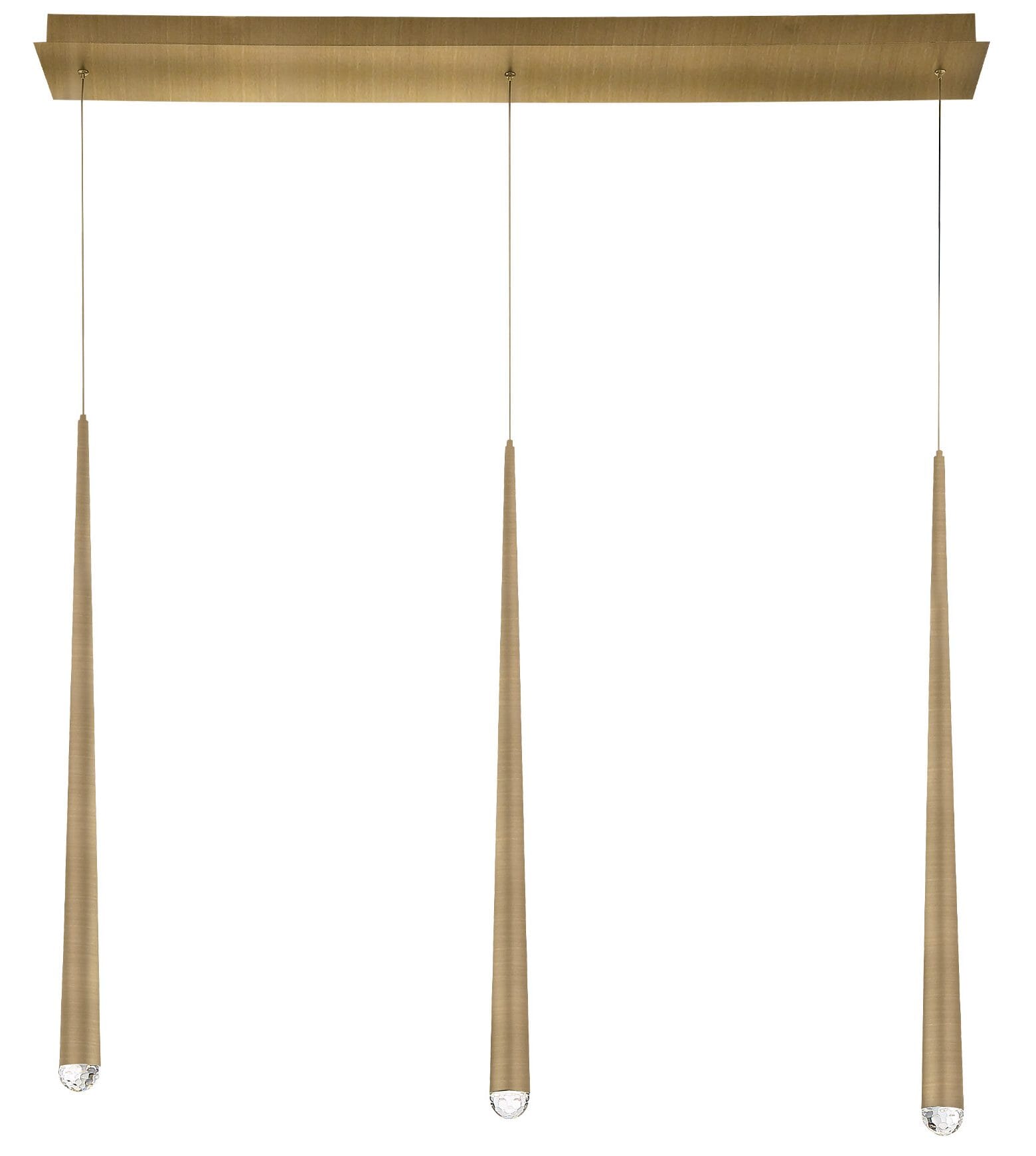 Modern Forms Cascade 23-Light Chandelier in Aged Brass