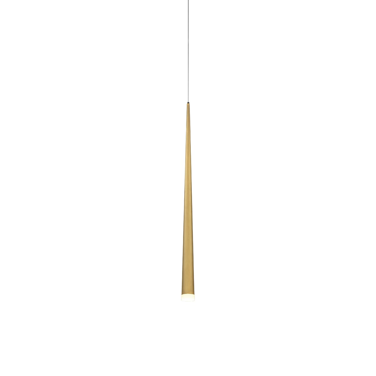 Modern Forms Cascade Pendant Light in Aged Brass