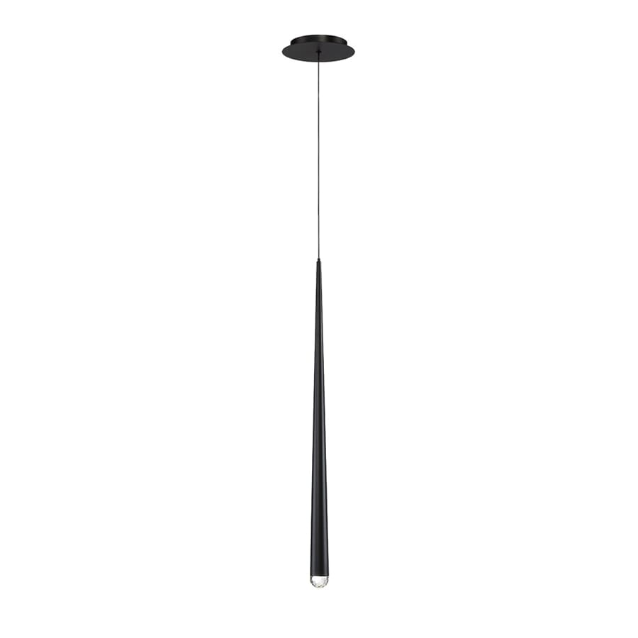 Modern Forms Cascade 7" Pendant Light in Black