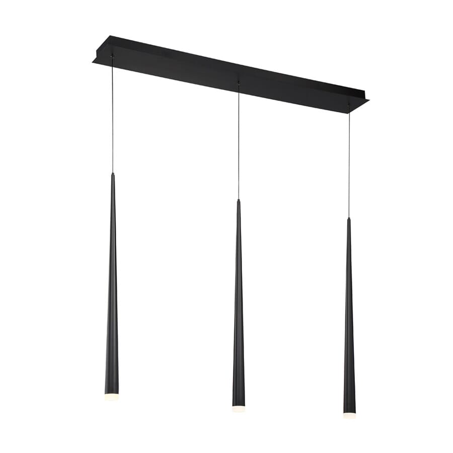 Modern Forms Cascade 3-Light 40" in Black