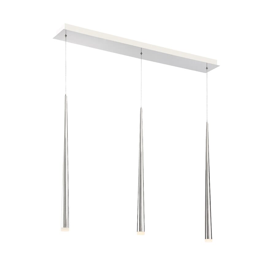 Modern Forms Cascade 3-Light 40" in Polished Nickel