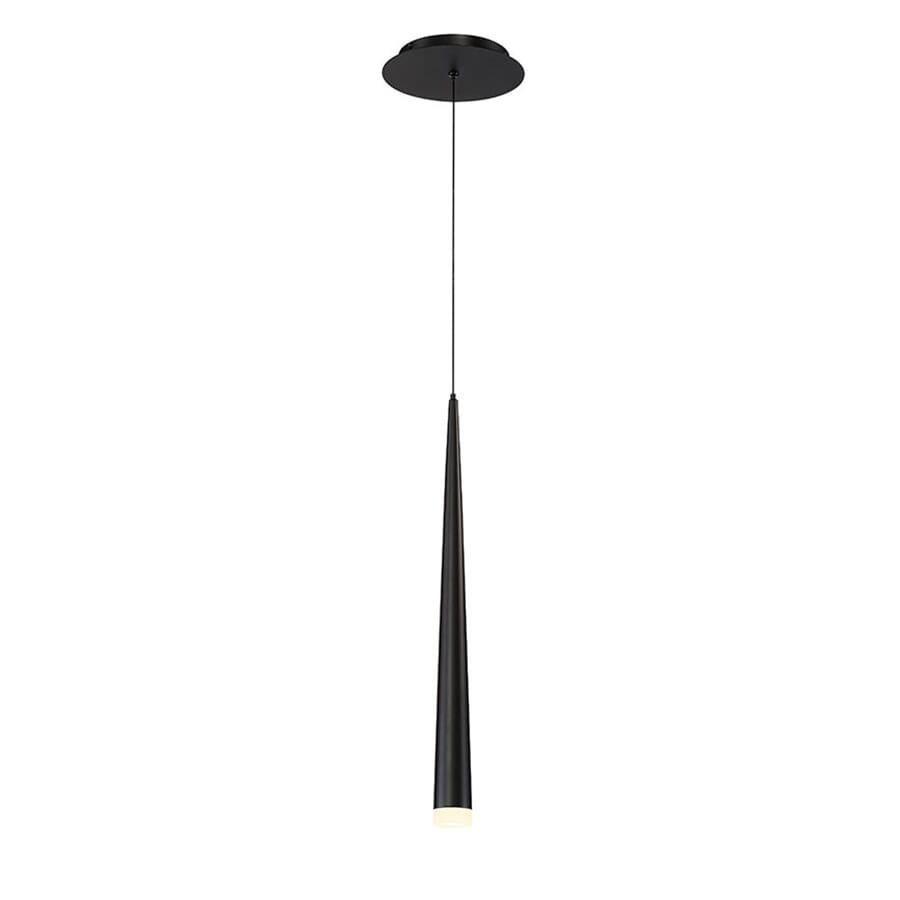 Modern Forms Cascade 7" Pendant Light in Black