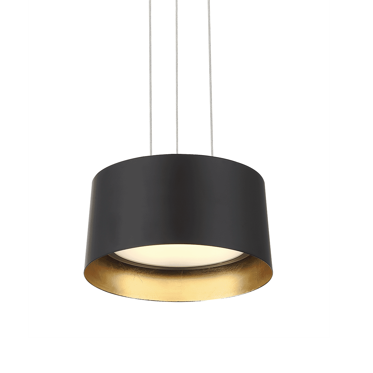 Modern Forms Marimba 8" Pendant Light in Silver Leaf