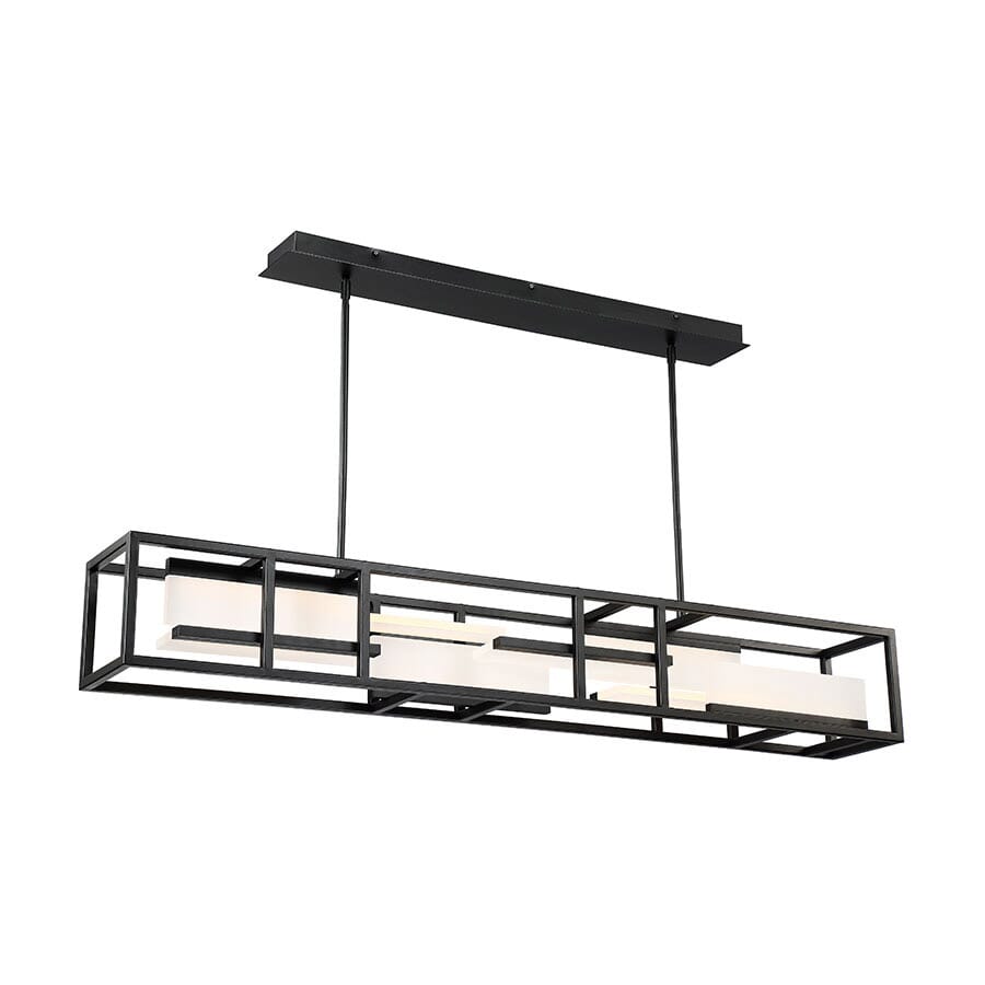 Modern Forms Memory 56" Pendant Lights/Linear Pendant in Black