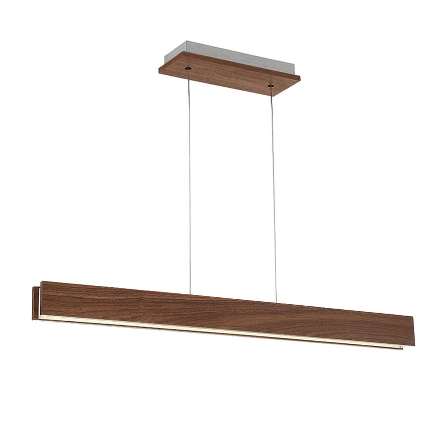 Modern Forms Drift 3" Pendant Lights/Linear Pendant in Dark Walnut