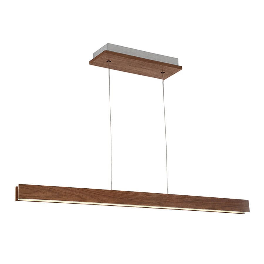 Modern Forms Drift 3" Pendant Lights/Linear Pendant in Dark Walnut