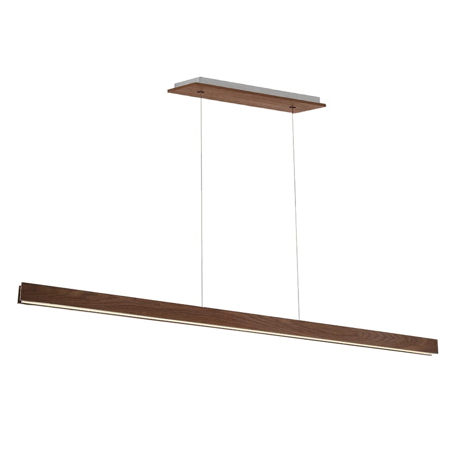 Modern Forms Drift 3" Pendant Lights/Linear Pendant in Dark Walnut