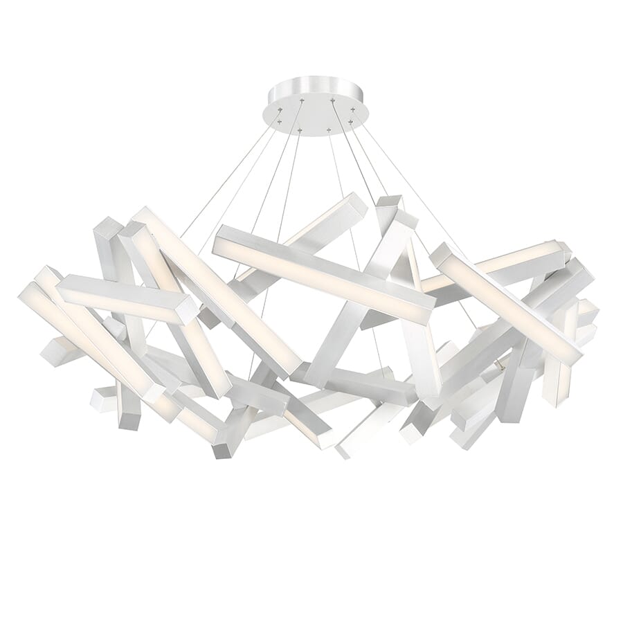 Modern Forms Chaos 31-Light 61" in Brushed Aluminum