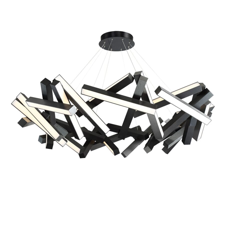 Modern Forms Chaos 31-Light 61" in Black