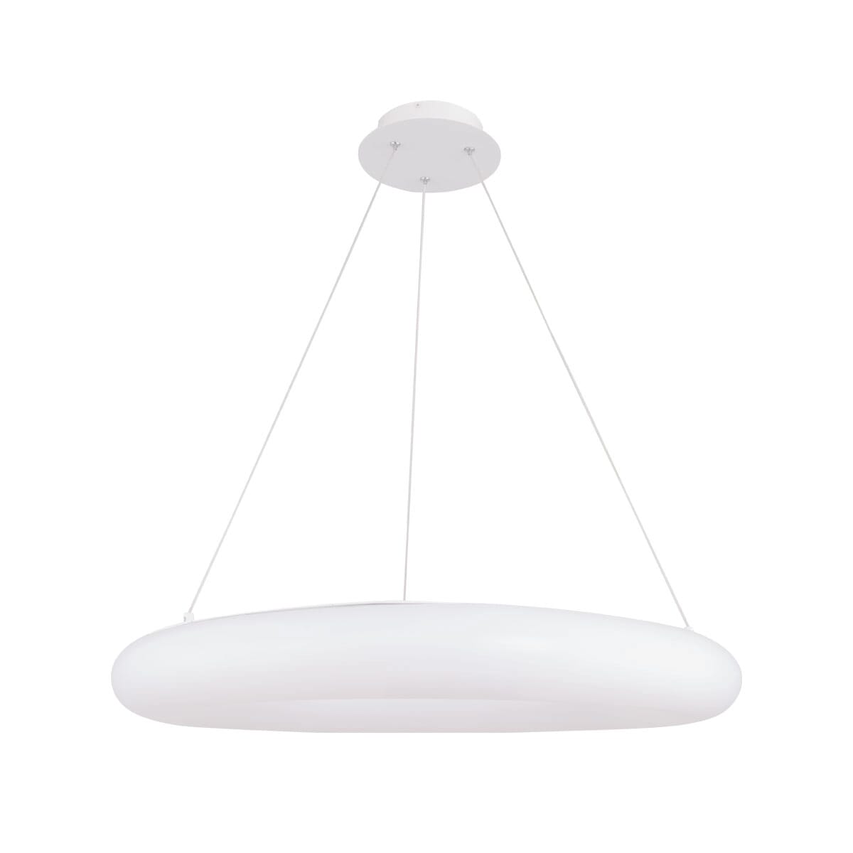 WAC Essence LED Circular Pendant Light in White