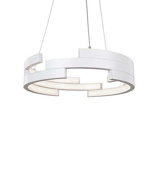 Kuzco Anello LED Pendant Light in White