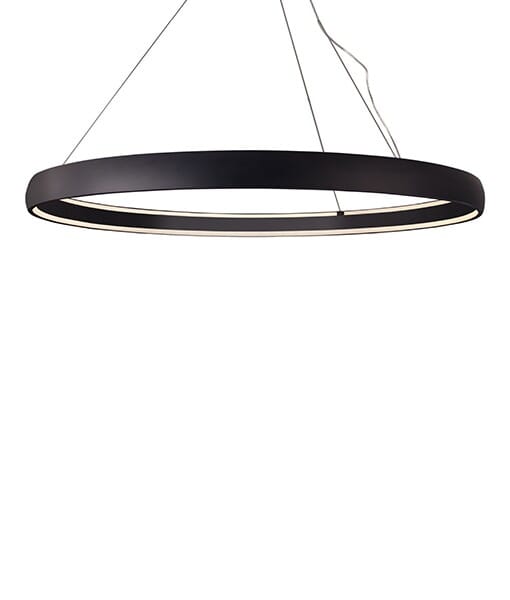 Kuzco Halo LED Pendant Light in Black