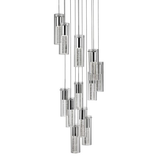 Kuzco Champagne 12-Light Pendant Light in Chrome