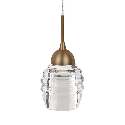 Kuzco Honeycomb LED Pendant Light in Brass