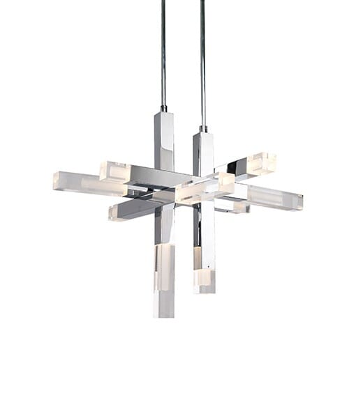 Kuzco Martelo LED Pendant Light in Chrome