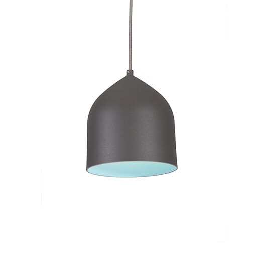 Kuzco Helena LED Pendant Light in Graphite With Blue