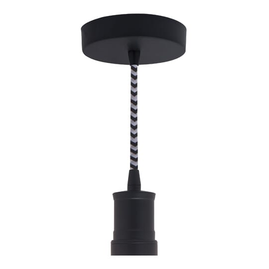 Bulbrite Fixtures Pendant Light in Black - 1pack