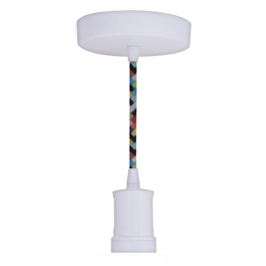 Bulbrite Fixtures Pendant Light in White - 1pack