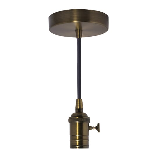 Bulbrite Fixtures Pendant Light in Bronze - 1pack