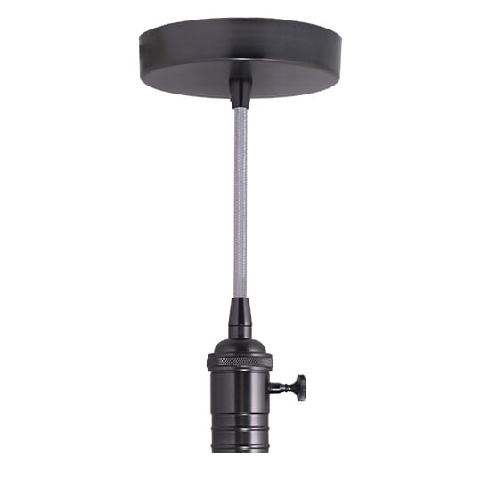 Bulbrite Fixtures Pendant Light in Gunmetal - 1pack