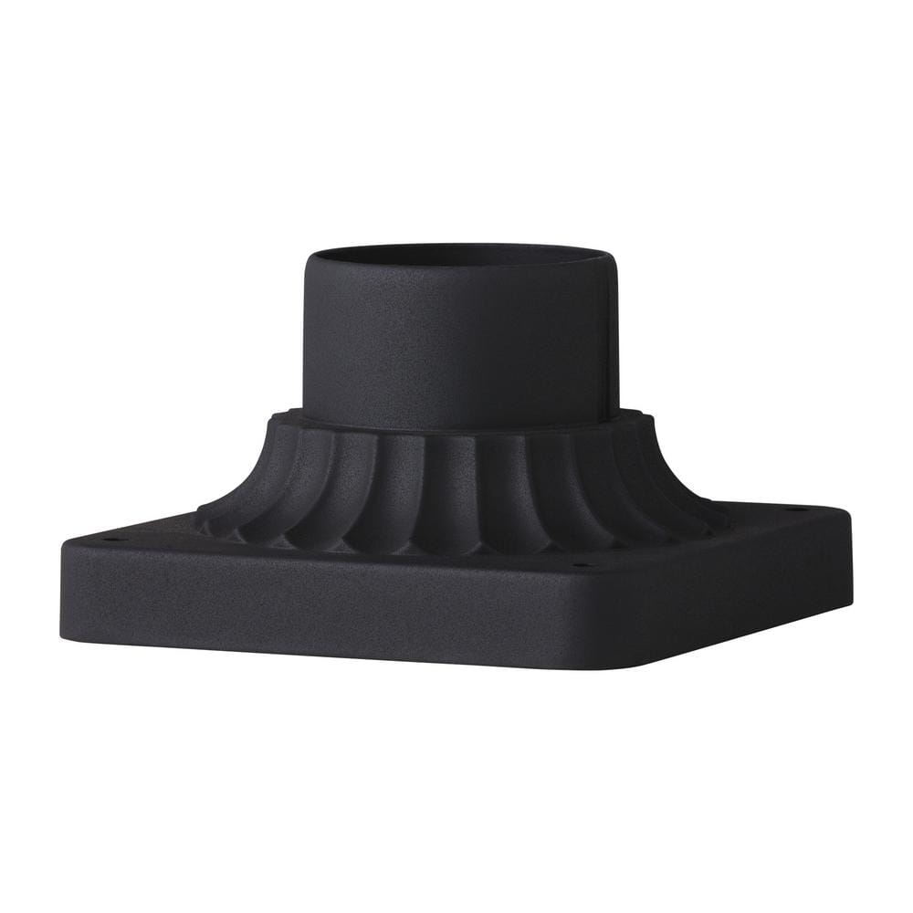 Feiss Outdoor Pier Mount Base in Textured Black