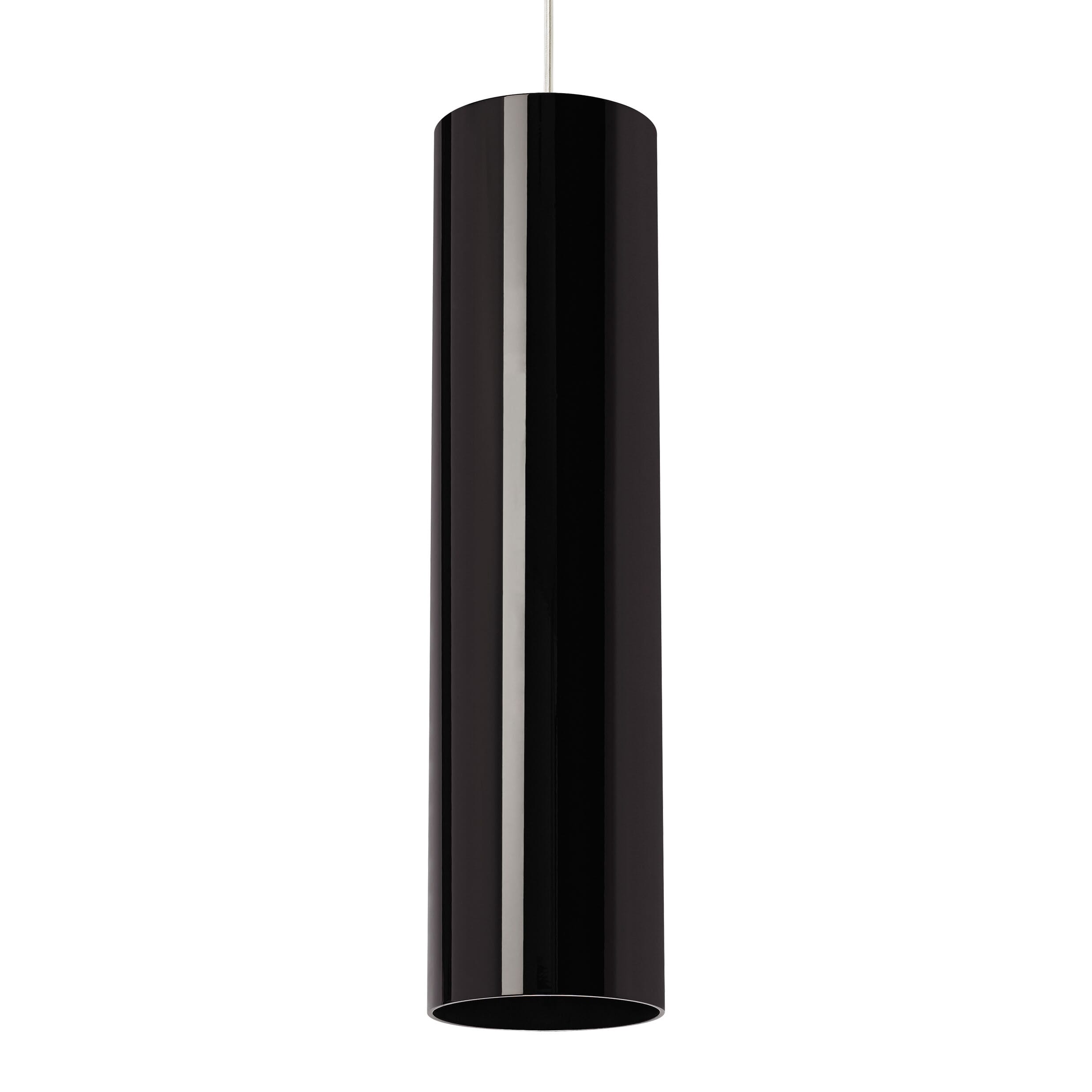 Tech Piper 3000K LED 20" Pendant Light in Satin Nickel and Gloss Black