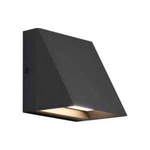 Tech Pitch 3000K LED 5" Outdoor Wall Light in Black