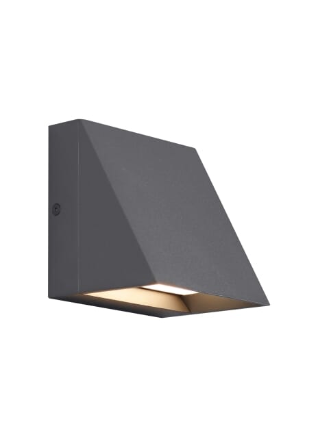 Tech Pitch 3000K LED 5" Outdoor Wall Light in Charcoal