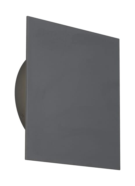 Tech Port 13" Outdoor Wall Light in Charcoal